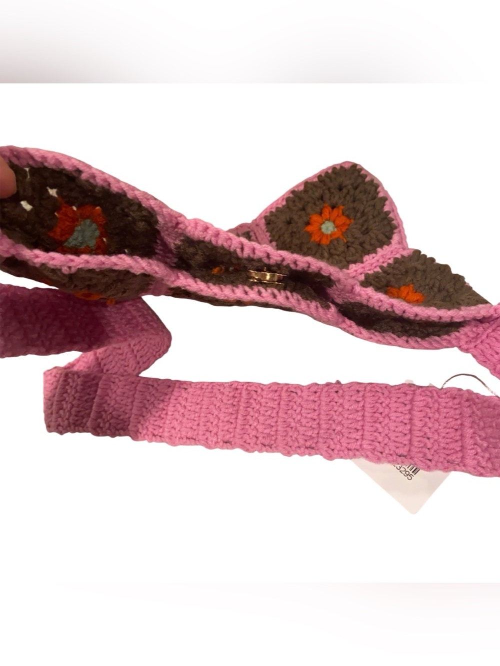 Crochet Flower Bag - Boho Floral Shoulder Purse NEW - Picture 5 of 10